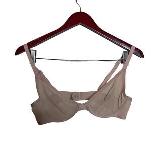 Cuup nude the plunge mesh bra 34B